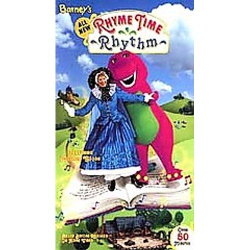 Barney Rhyme Time Rhythm‎ VHS N/A Multicolor Mother Goose Musical Clamshell